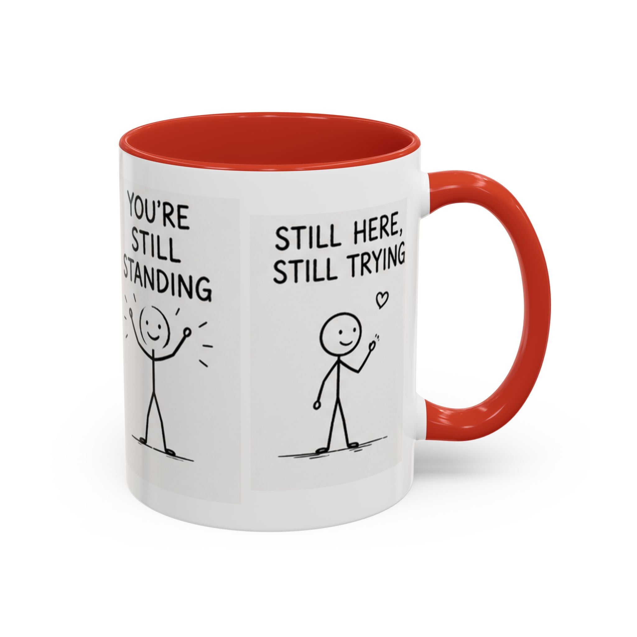 Encouragement Coffee Mug — "Small Steps Still Move" Inspirational Accent Mug