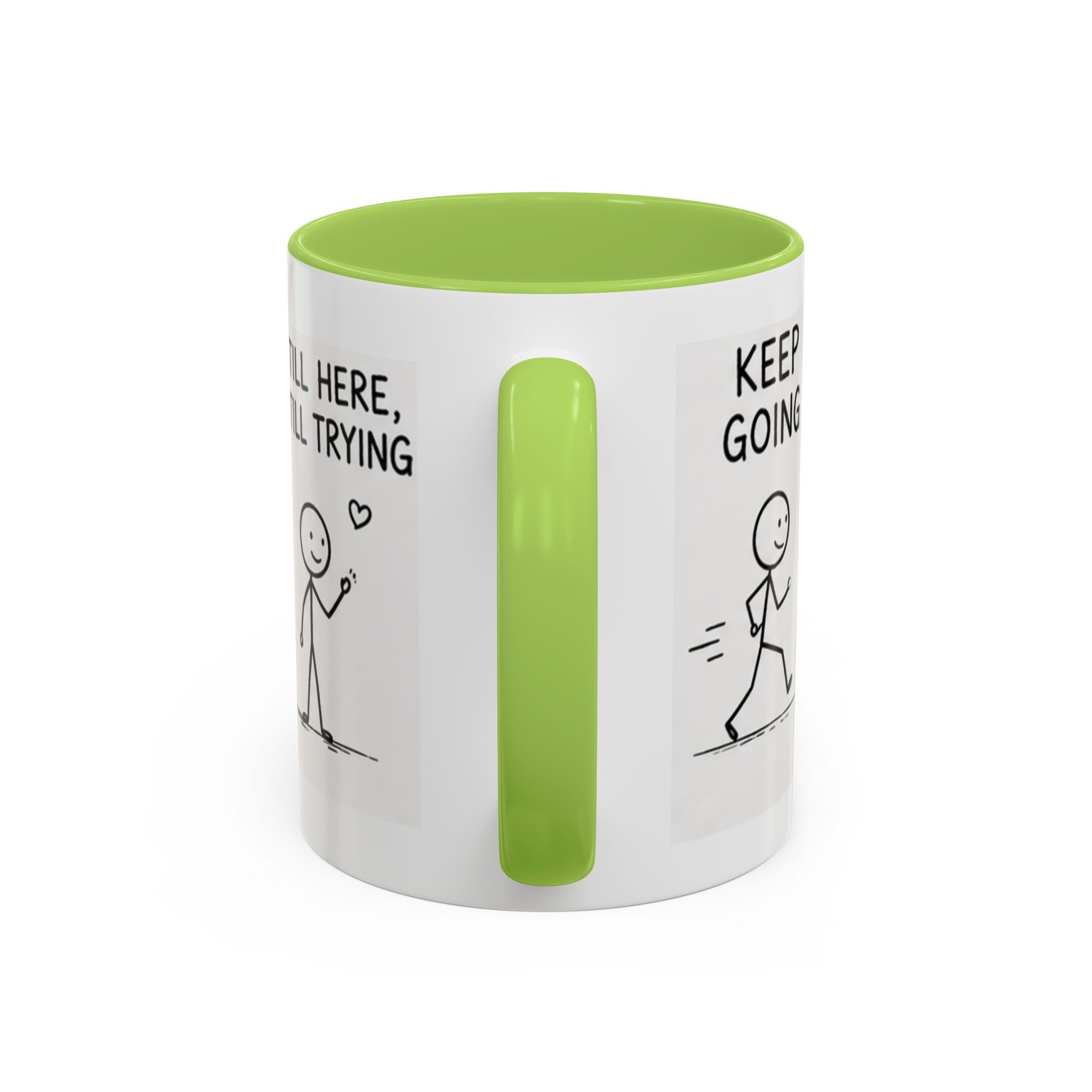Encouragement Coffee Mug — "Small Steps Still Move" Inspirational Accent Mug