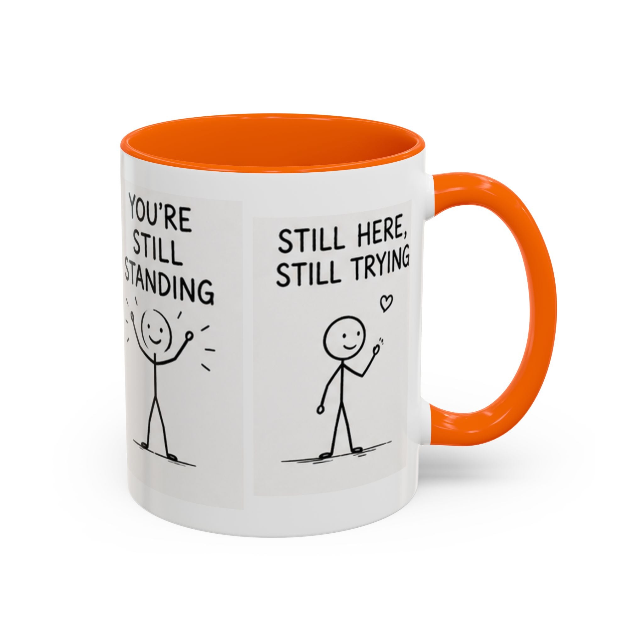 Encouragement Coffee Mug — "Small Steps Still Move" Inspirational Accent Mug