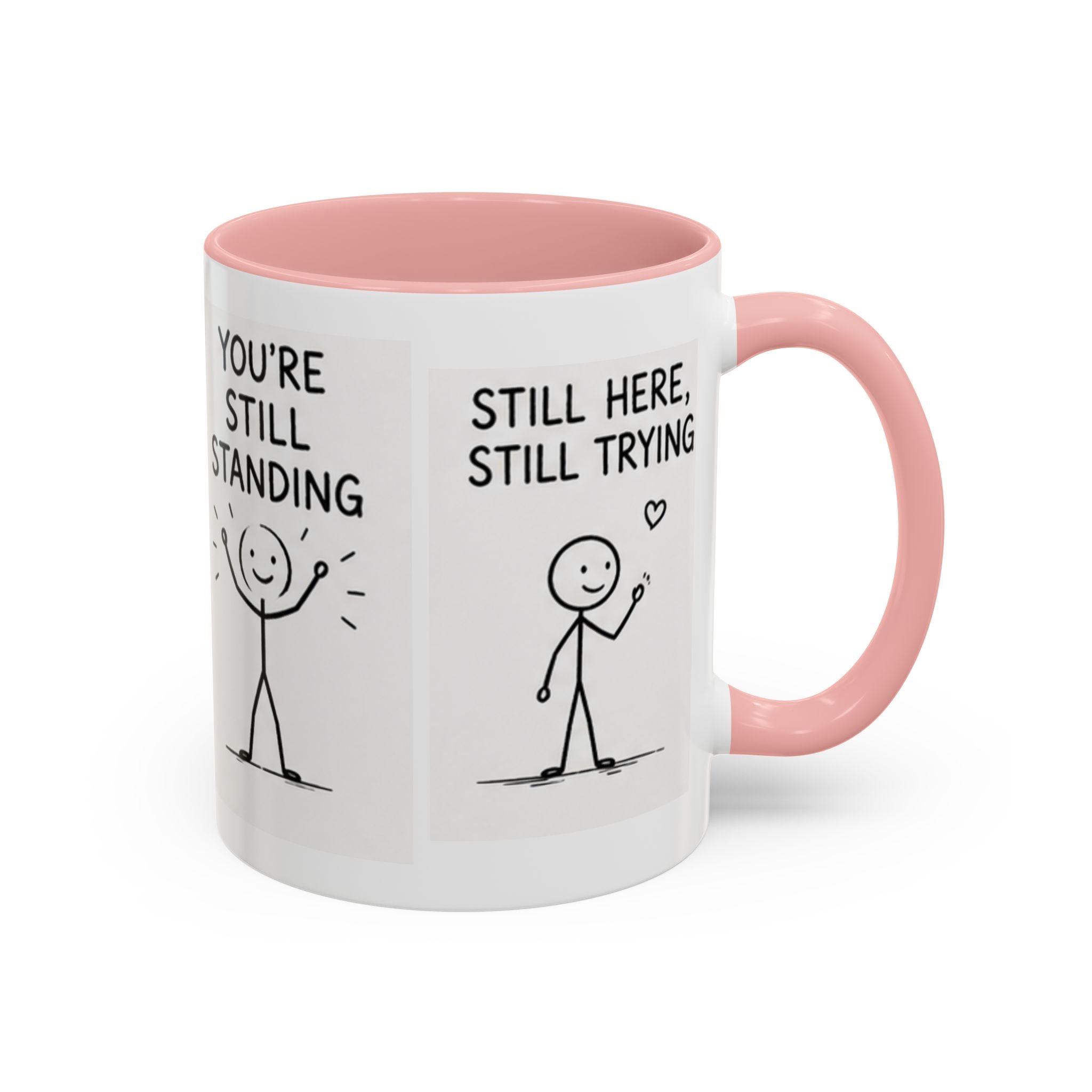 Encouragement Coffee Mug — "Small Steps Still Move" Inspirational Accent Mug