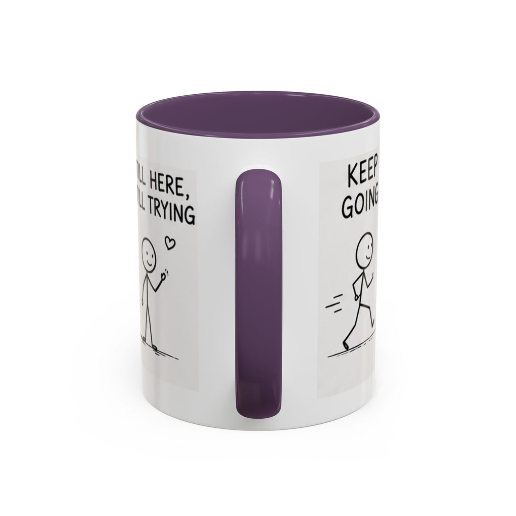 Encouragement Coffee Mug — "Small Steps Still Move" Inspirational Accent Mug