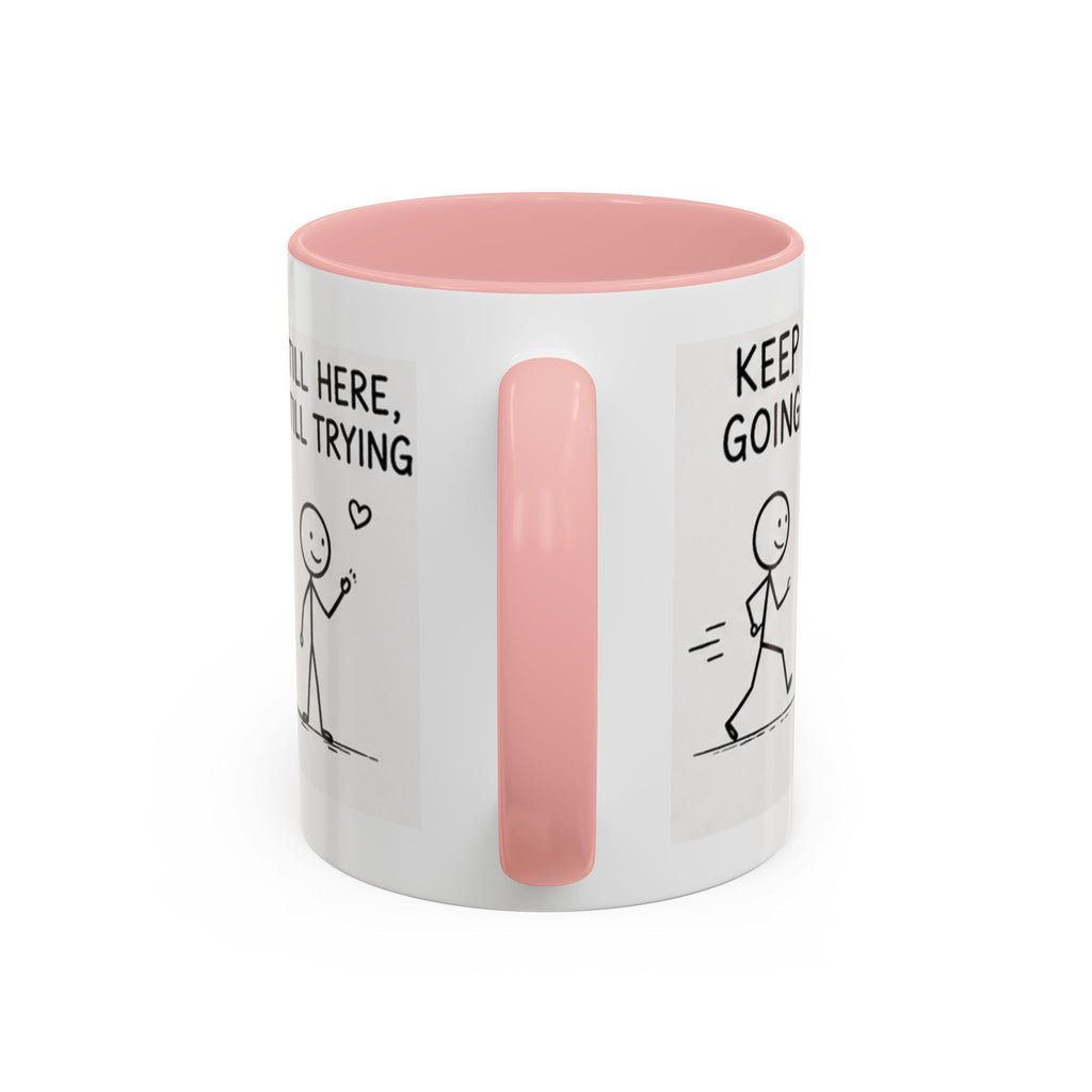 Encouragement Coffee Mug — "Small Steps Still Move" Inspirational Accent Mug