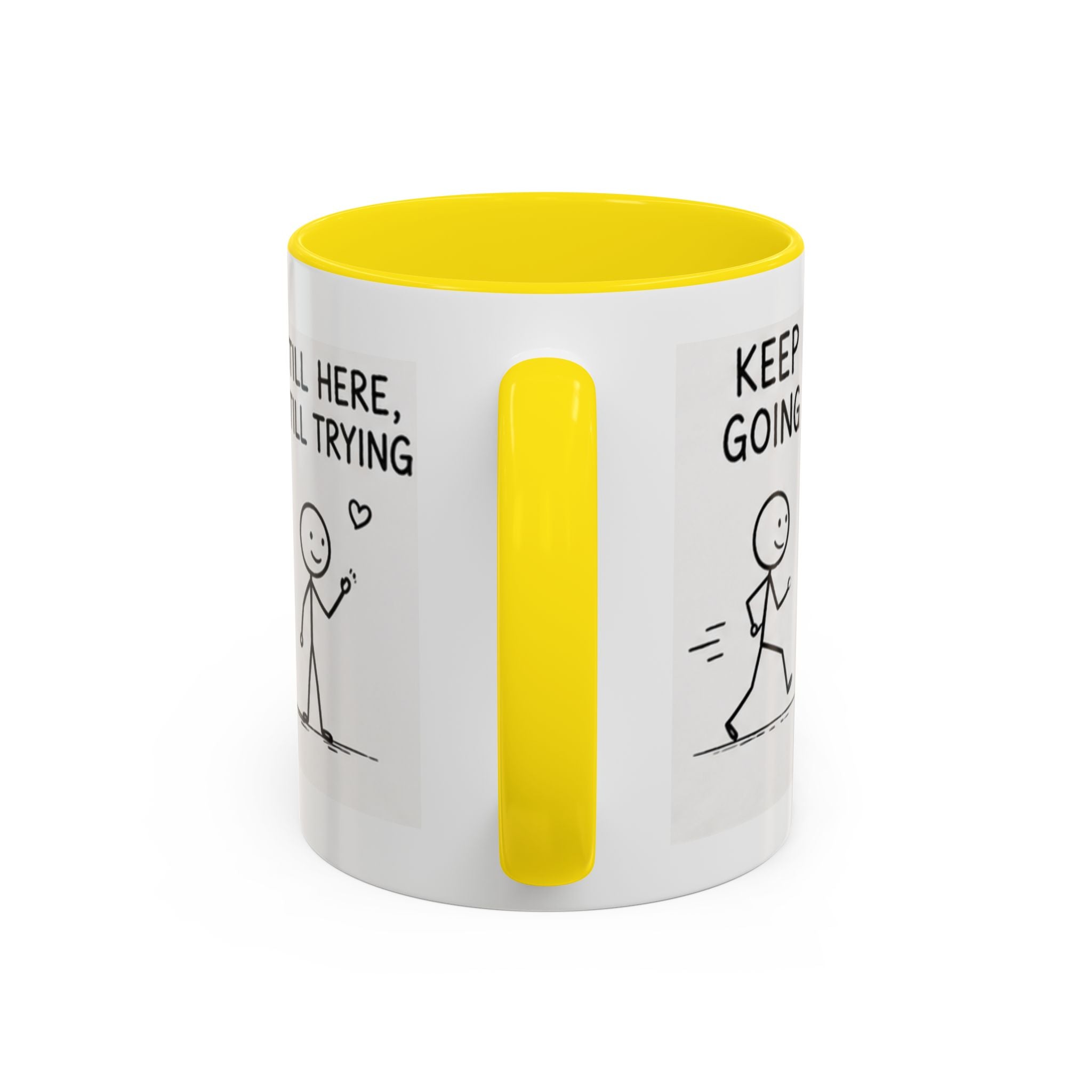Encouragement Coffee Mug — "Small Steps Still Move" Inspirational Accent Mug