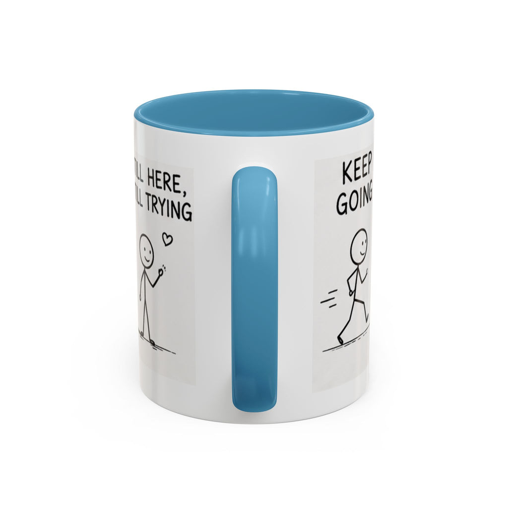 Encouragement Coffee Mug — "Small Steps Still Move" Inspirational Accent Mug