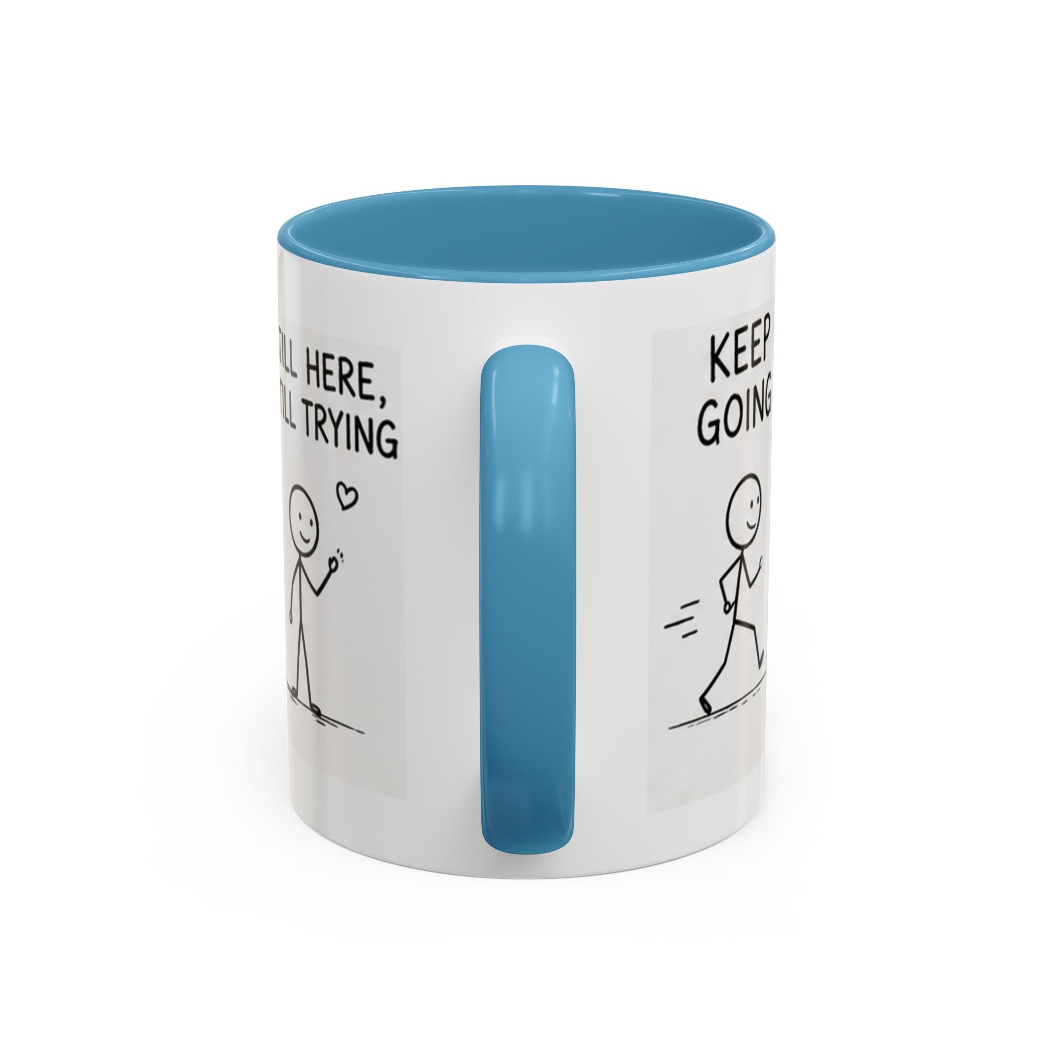 Encouragement Coffee Mug — "Small Steps Still Move" Inspirational Accent Mug
