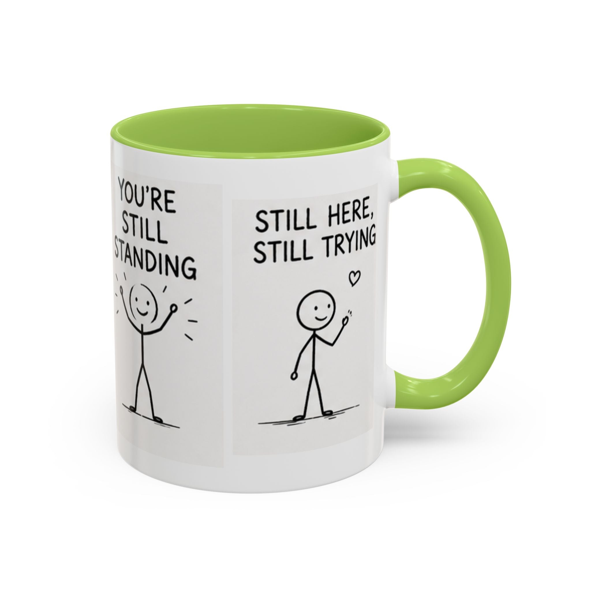 Encouragement Coffee Mug — "Small Steps Still Move" Inspirational Accent Mug