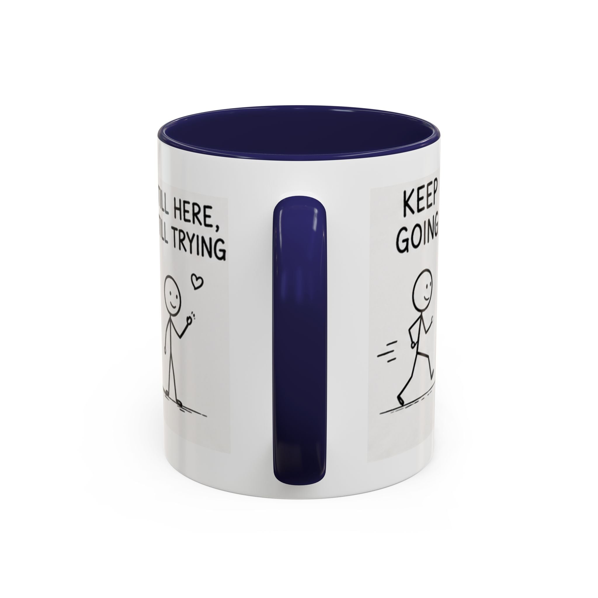 Encouragement Coffee Mug — "Small Steps Still Move" Inspirational Accent Mug