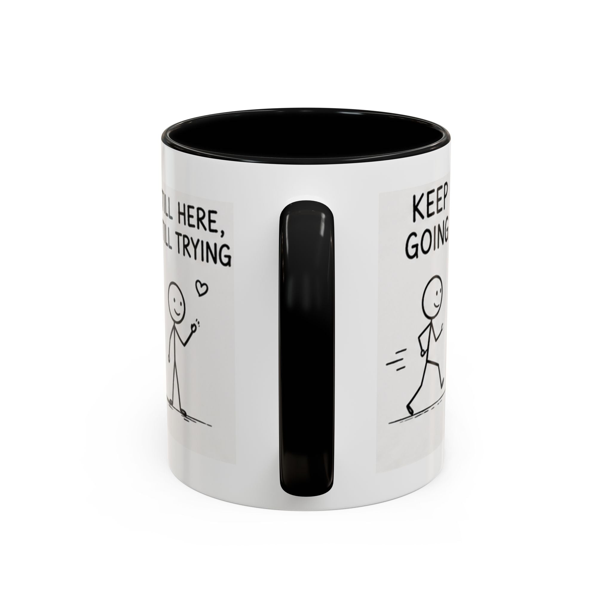 Encouragement Coffee Mug — "Small Steps Still Move" Inspirational Accent Mug