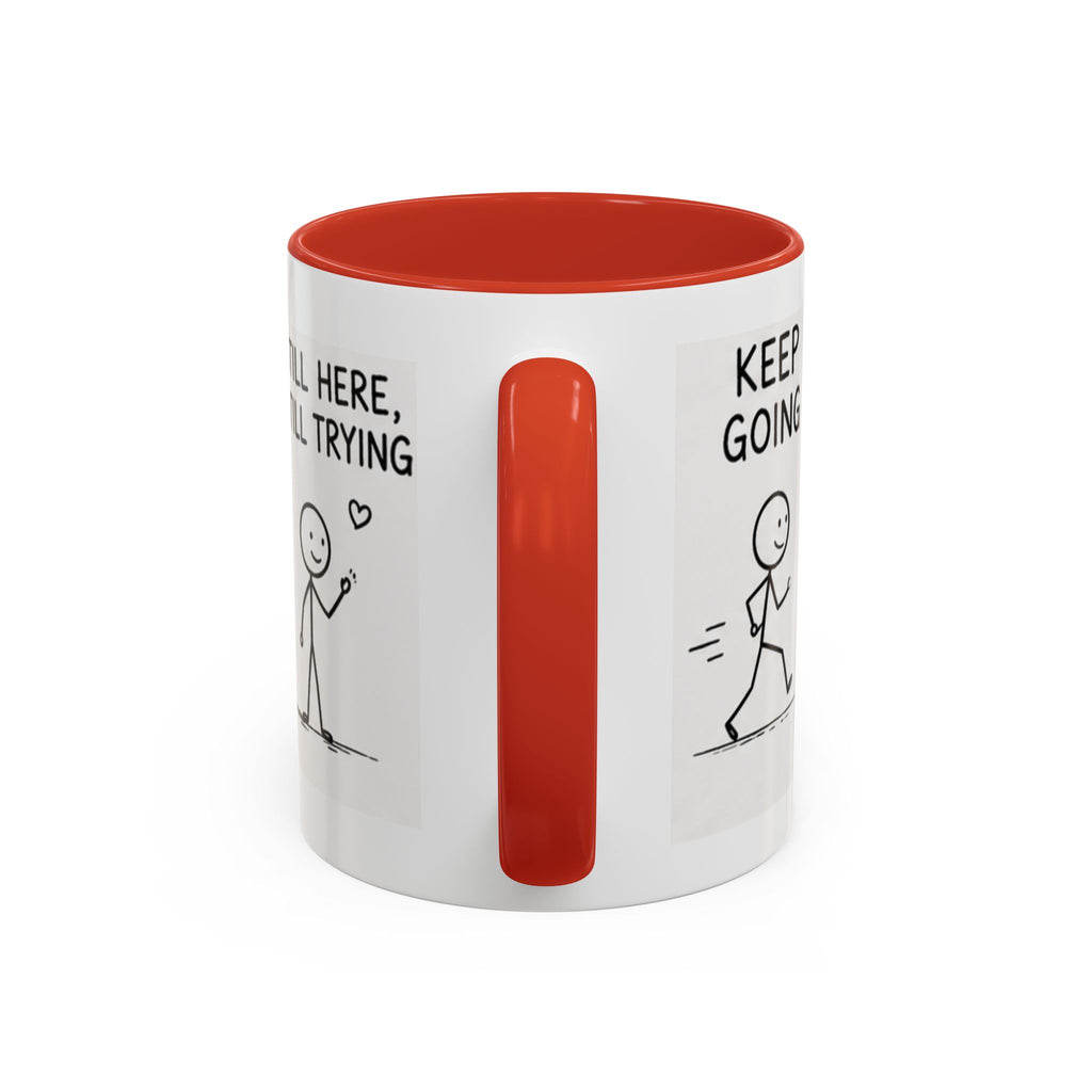 Encouragement Coffee Mug — "Small Steps Still Move" Inspirational Accent Mug