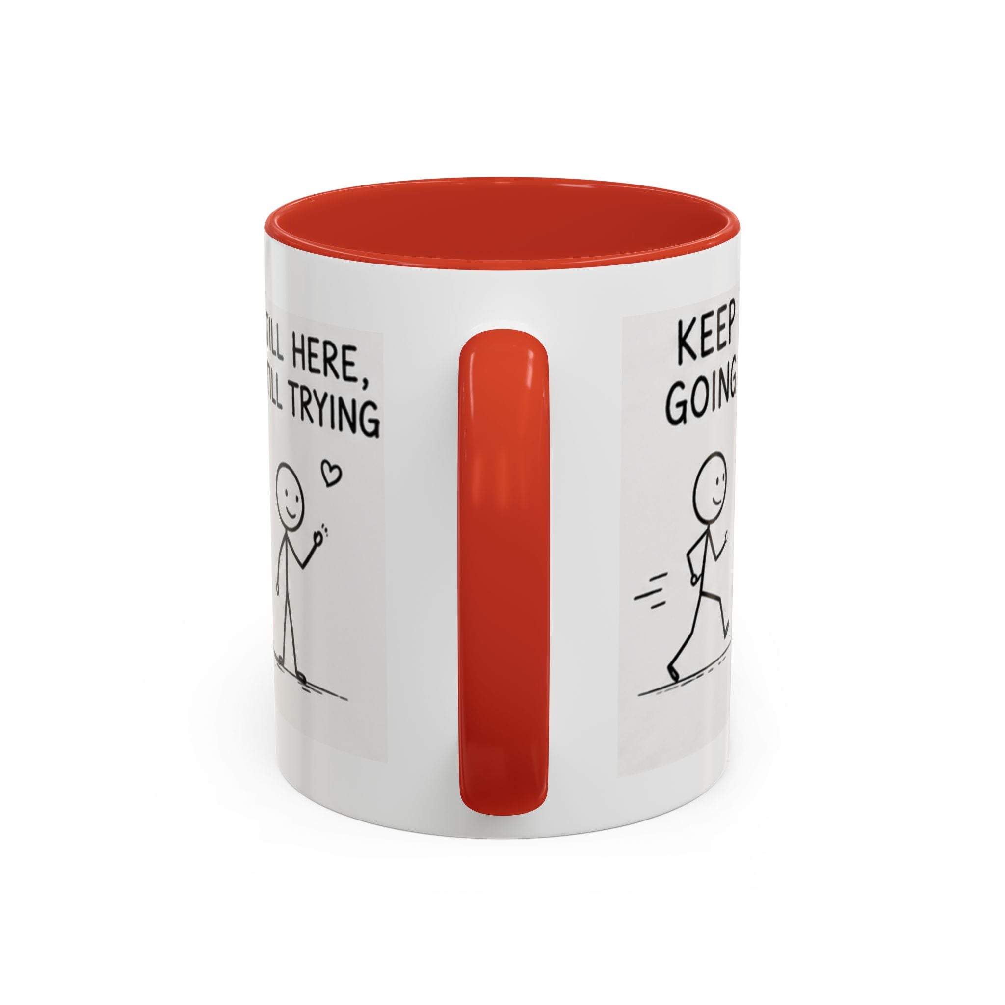 Encouragement Coffee Mug — "Small Steps Still Move" Inspirational Accent Mug